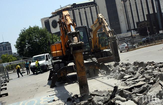 Пореден ремонт в столицата затруднява трафика