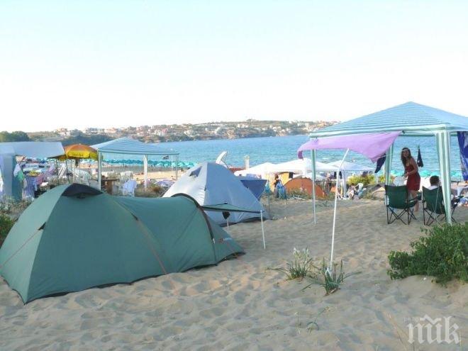 Погнаха къмпингуващите по Черноморието