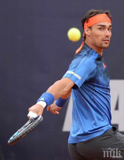 Фонини е първият финалист в Хамбург