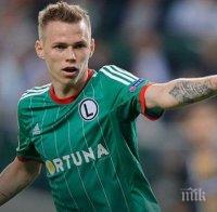 УЕФА присъди служебна победа за Легия за инцидентите в Албания