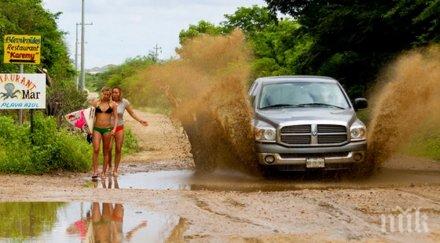 снимки направени секунда неизбежното случи