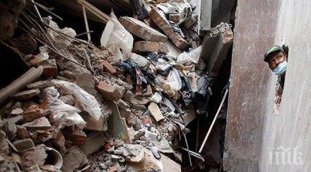 кошмар индия триетажна сграда рухна поне души загинали