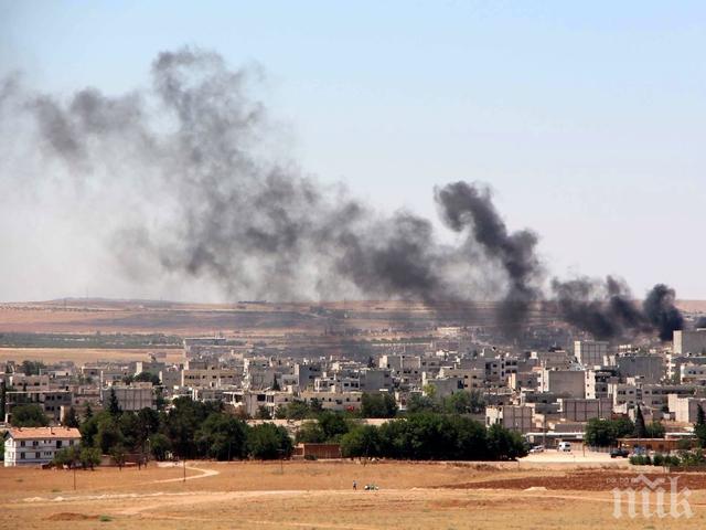 Сирийски боен самолет се разби, десетки са убити и ранени 