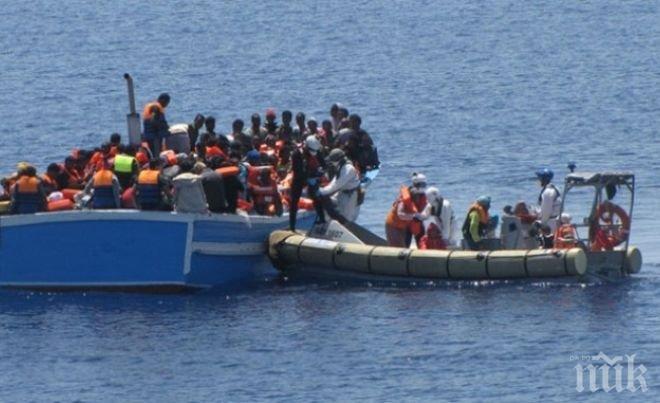 Над 550 имигранти в Средиземно море са спасени, петима души са загинали