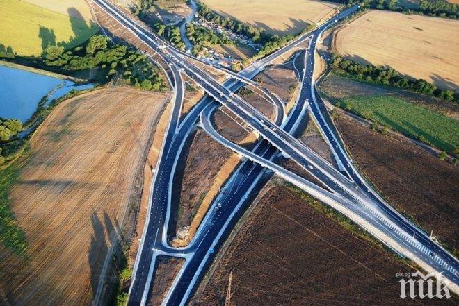 Откриха официално най-големия пътен възел у нас - Белокопитово