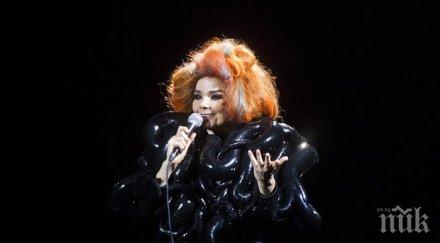 бьорк отмени няколко концерта заради конфликт