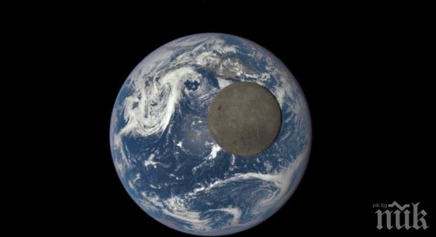 НАСА пусна запис на тъмната страна на Луната (видео)
