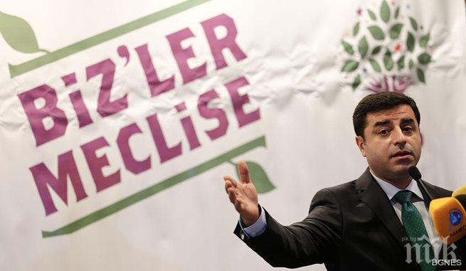 Кюрдски турски политик на среща с кюрдски сепаратисти в Брюксел 