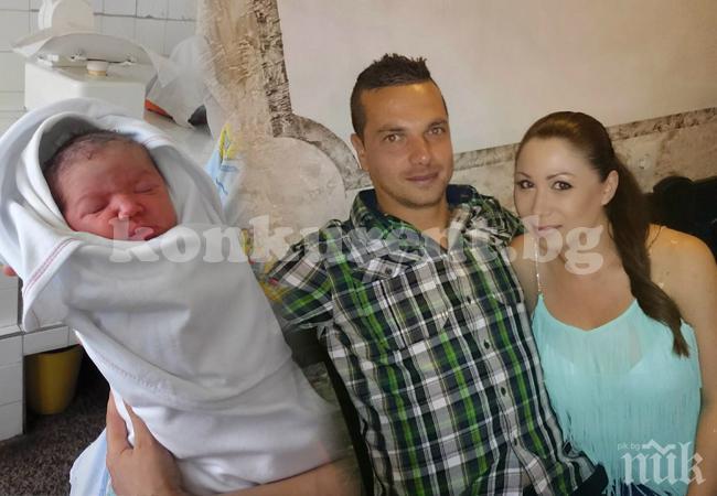  Футболистът Ивайло Кунчев си има отроче