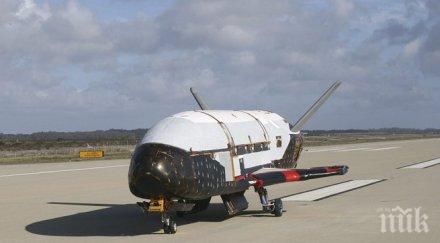 американска шпионска совалка робот извежда военни сателити космоса