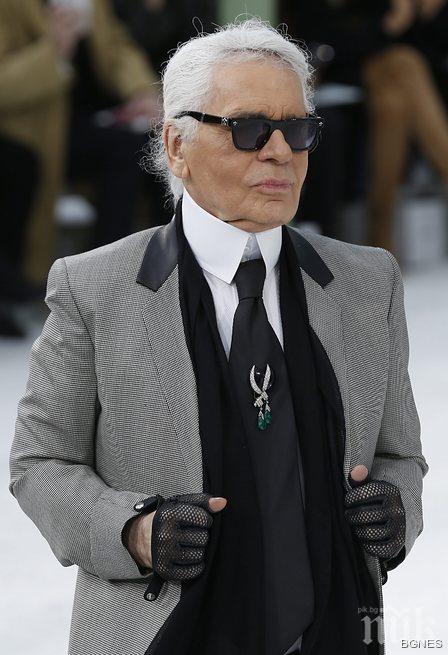 Модният вампир Лагерфелд отново избухна!
