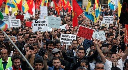 кюрди протестират европа турция убива