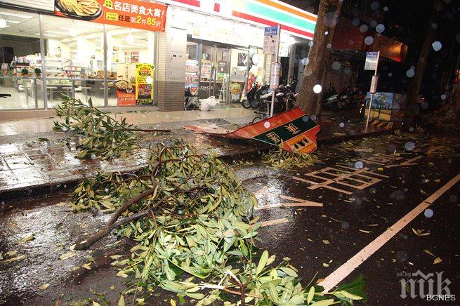 Тайфунът Суделор прогони 160 000 в Китай