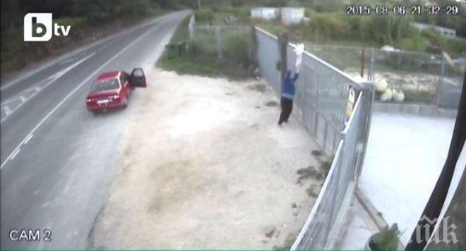 Стопанин хвърли кучето си през оградата на приют (снимки)