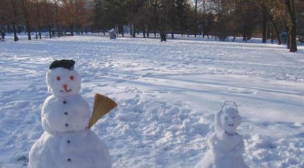 пиян младеж отвлече снежен човек