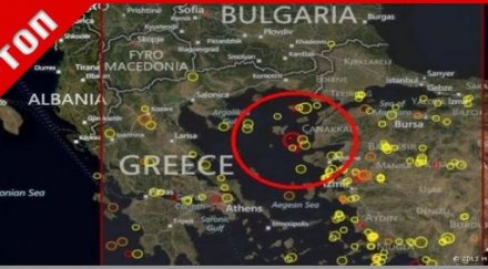 вторични труса егейско море