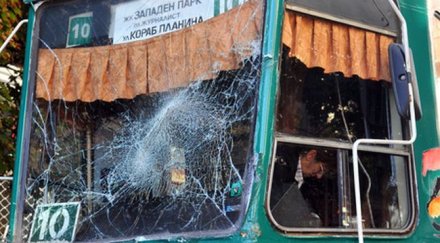 огромно задръстване центъра софия заради трамвай снимки