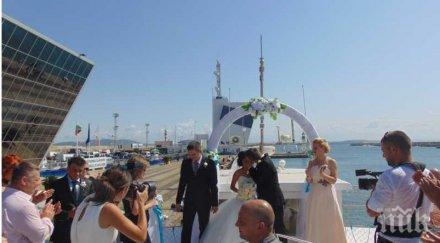 влюбени венчаха кораба анастасия бургас