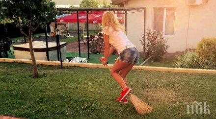 баба яга фолк певицата камелия митко пайнера тихо съм яхнала метлата