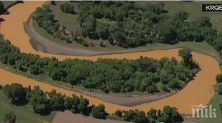 чудо човешка намеса злато потече река колорадо видео