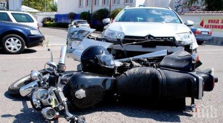 свирепа катастрофа окървави пътя бургас варна годишен мотоциклетист кома обновена