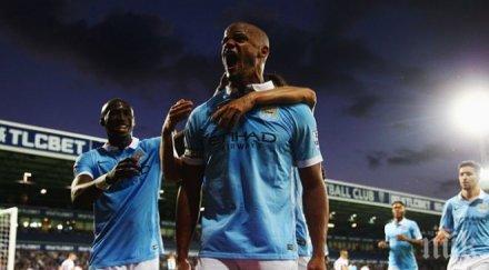 манчестър сити разби уест бромич поведе колоната англия