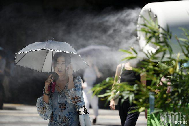 По 10 000 японци в болница всяка седмица  заради горещините