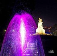 Пловдивските пеещи фонтани позеленяха! Ззапочват да ги чистят
