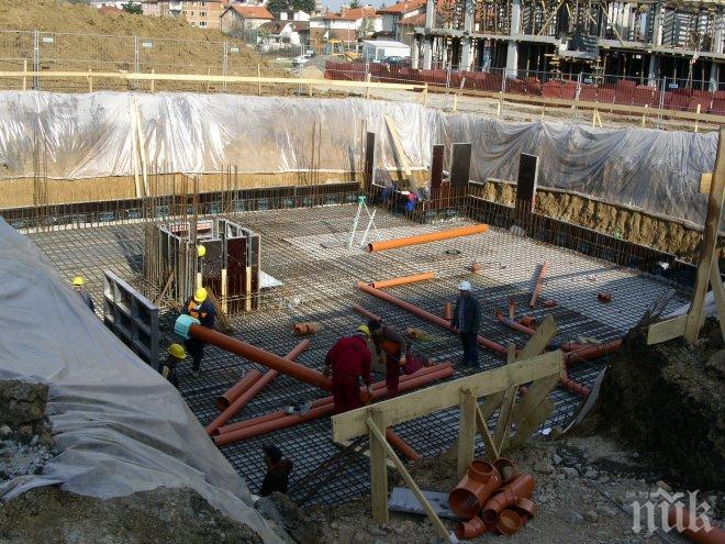 Строителството във Велико Търново отново тръгна нагоре