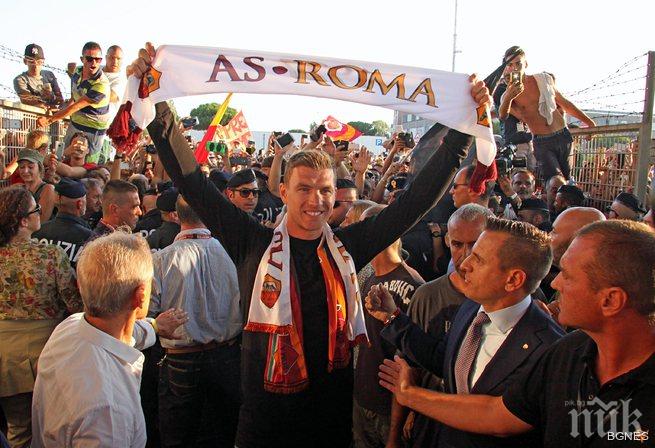 Джеко: Дойдох в Италия, за да печеля титли с Рома