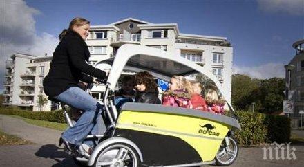 нова мода велотаксита кръстосват брюксел