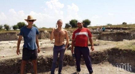 откриха епископската резиденция крепостта залдапа