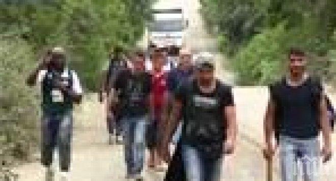 Имигрантски бой за място във влак от Македония за Западна Европа (видео)