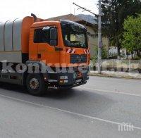 Пчела ужили шофьор на камион, последва катастрофа (снимки)