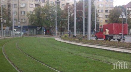 първите зелени релси софия вече факт снимка