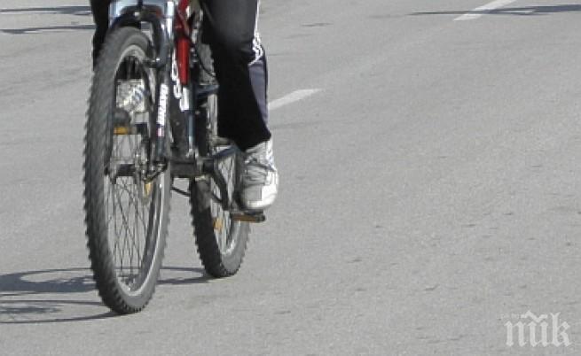 24-годишен неправоспособен шофьор блъсна велосипедист