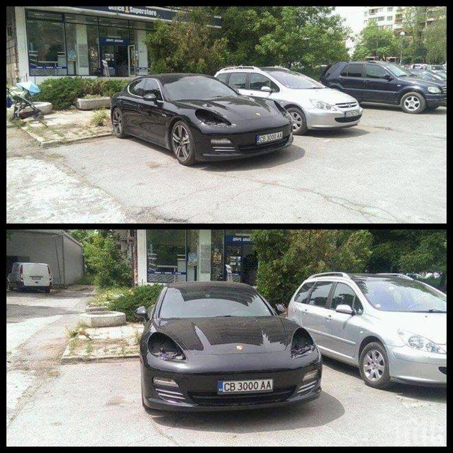 ПЪРВО в ПИК! Бандити избодоха очите на Порше за 120 000 бона! 