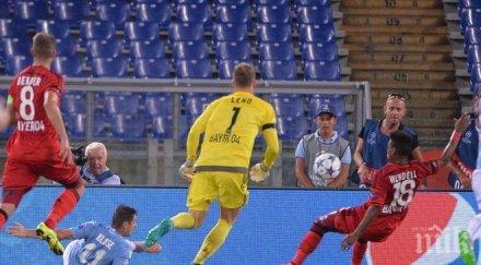 лацио чист аванс байер хвърля поглед шaмпионската лига