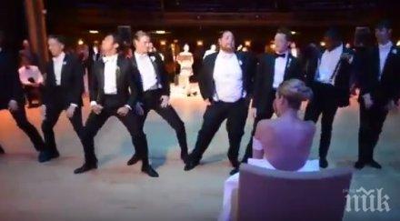 впечатляващ сватбен танц обра овациите мрежата видео