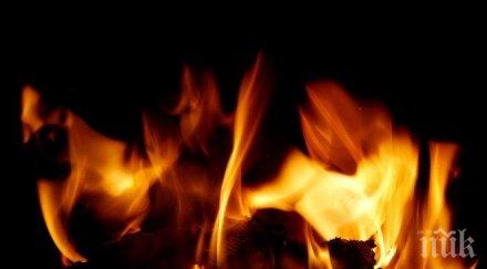 огнен пловдив мъж опасност живота пожар
