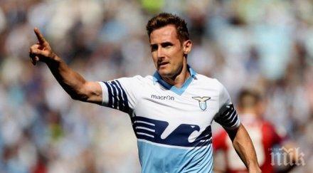 лацио без миро клозе старта серия