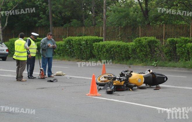 Мотоциклетист е в болница след катастрофа в Берковица