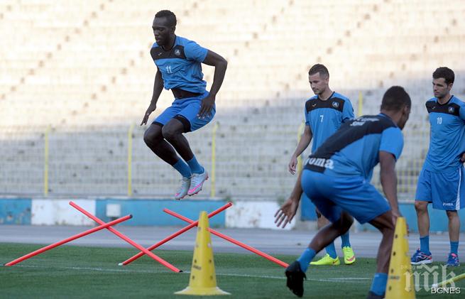 Кадр Амини проведе първа тренировка с Левски