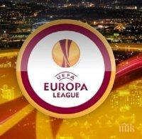 Резултати и голмайстори в първите мачове от плейофа за Лига Европа