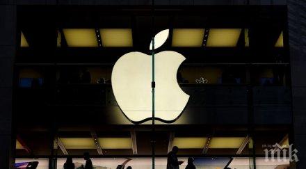 епъл загуби 158 милиарда долара заради борсовите сътресения сащ