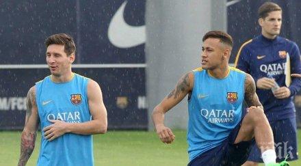 неймар върна тренировки