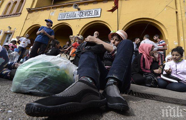 Пуснаха малка група бежанци в Македония