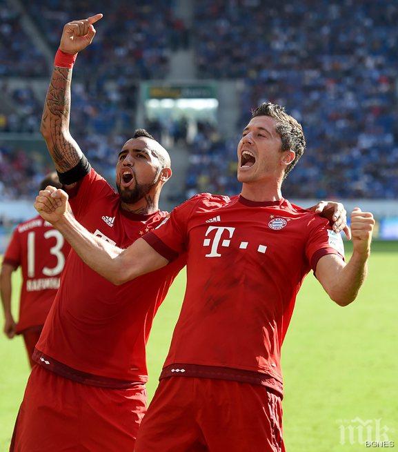 Байерн с късен успех при гостуването на Хофенхам