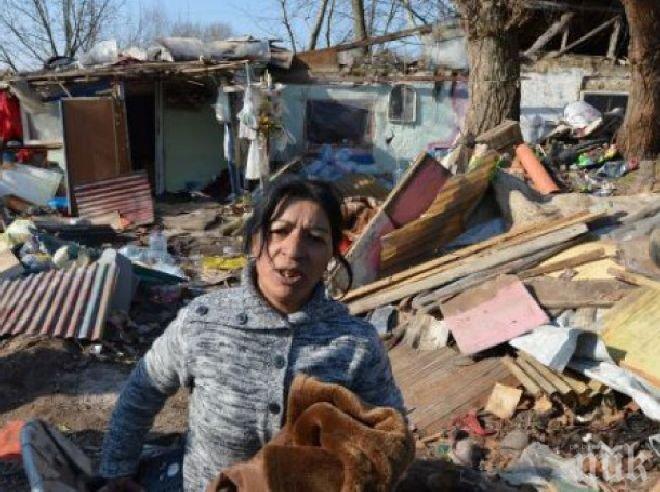 Роми в Максуда: Събориха ми колибата, но аз пак почвам да я строя! Европа е на наша страна