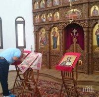 Борисов се помоли и запали свещ в Клисурския манастир до Банкя (снимки)